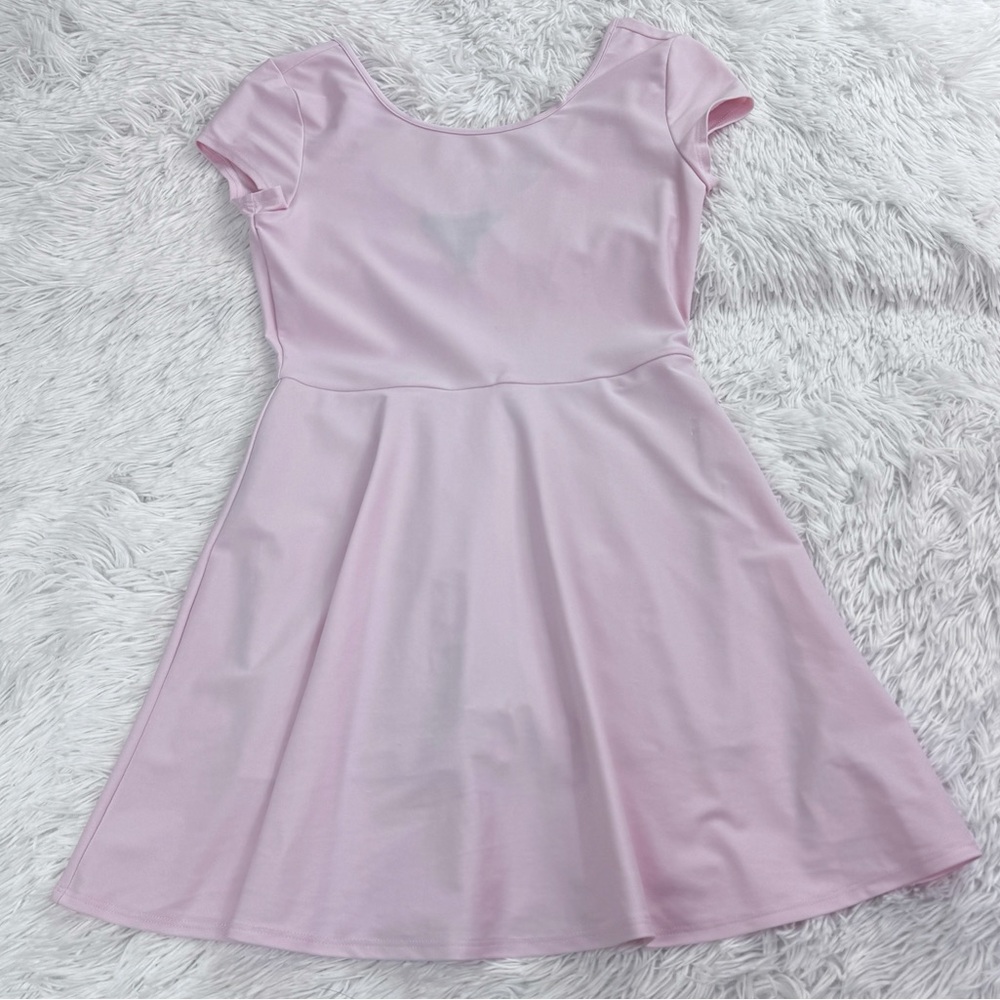 Polo Ralph Lauren performance Jersey ballet dance wing dress in light pink